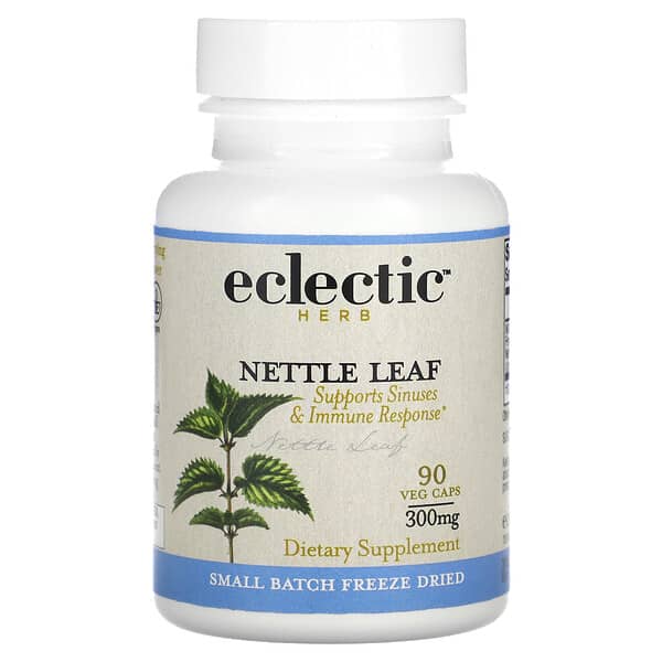 Eclectic Institute, Nettle Leaf, 300 mg, 90 Veg Caps