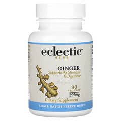 Eclectic Institute, Herb, Ginger, Ingwer, 395 mg, 90 pflanzliche Kapseln