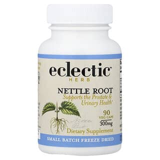 Eclectic Herb, 蕁麻根，300 毫克，90 粒素食膠囊