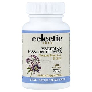 Eclectic Herb, Kediotu Tutku Çiçeği, 250 mg, 90 Bitkisel Kapsül