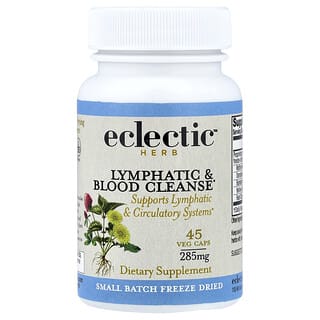 Eclectic Herb, Lymphatic & Blood Cleanse, 45 Veg Caps
