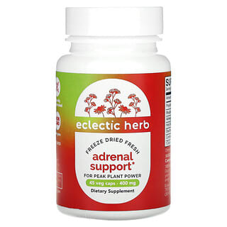Eclectic Herb, Adrenal Support、400mg、ベジカプセル45粒