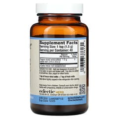 Eclectic Institute, Nettle Leaf Powder, Brennnesselblattpulver, 60 g (2,1 oz.)