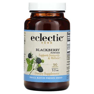 Eclectic Institute, 未加工新鮮凍乾，黑莓，全食粉，3.2 盎司（90 克）