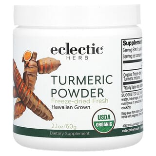 Eclectic Herb, Turmeric Powder, Kurkumapulver, 60 g (2,1 oz.)