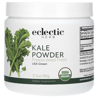 Eclectic Herb, Herb, Kale Powder, Grünkohlpulver, 90 g (3,2 oz.)