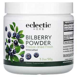 Eclectic Herb, Bilberry Powder, 3.2 oz (90 g)