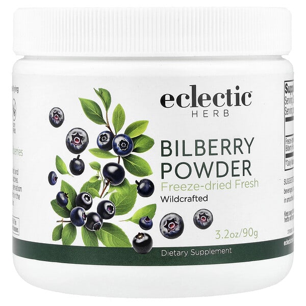 Eclectic Herb, Bilberry Powder, 3.2 oz (90 g) — product photo 1