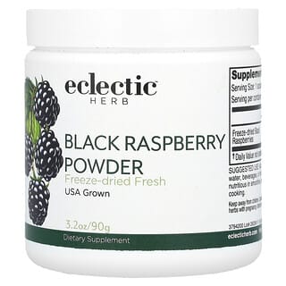 Eclectic Herb, 未加工新鮮凍乾，黑樹莓，3.2 盎司（90 克）