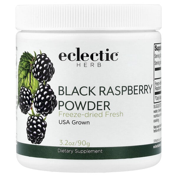 Eclectic Herb, Black Raspberry Powder, 3.2 oz (90 g)