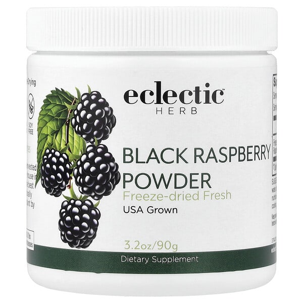 Eclectic Herb, Frambuesa negra en polvo, 90 g (3,2 oz)