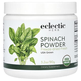 Eclectic Herb, Spinach Powder, Spinatpulver, 90 g (3,2 oz.)