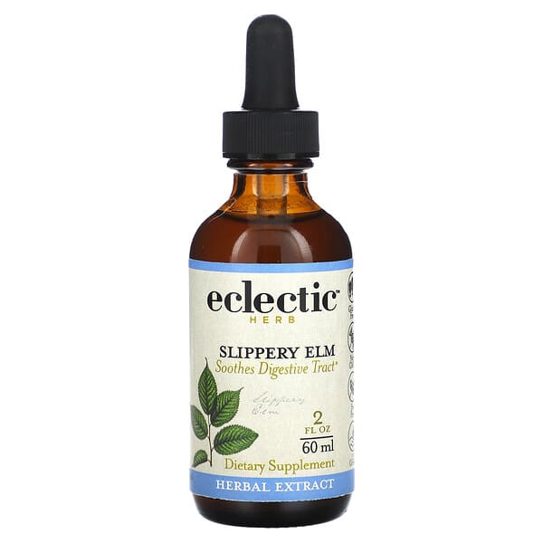 Eclectic Institute, Herb, Slippery Elm Extract, Rot-Ulme-Extrakt, 60 ml (2 fl. oz.)