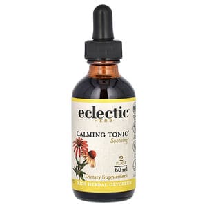 Eclectic Herb, Herb, Kids Herbal Glycerite, Calming Tonic, 2 fl oz (60 ml)