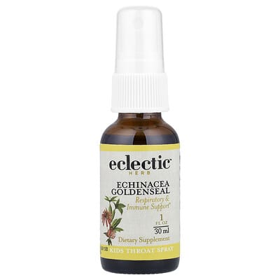 Eclectic Herb, Children's Throat Spray, Echinacea Buttercup, 1 fl oz (30 ml)