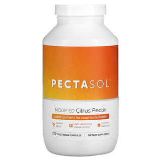 Econugenics, PectaSol-C, Pectina cítrica modificada, 270 cápsulas vegetarianas