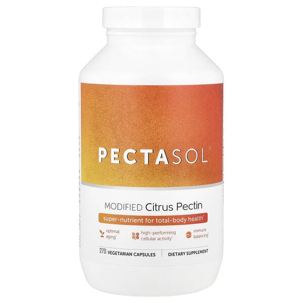 PectaSol® Modified Citrus Pectin, 270 Vegetarian Capsules