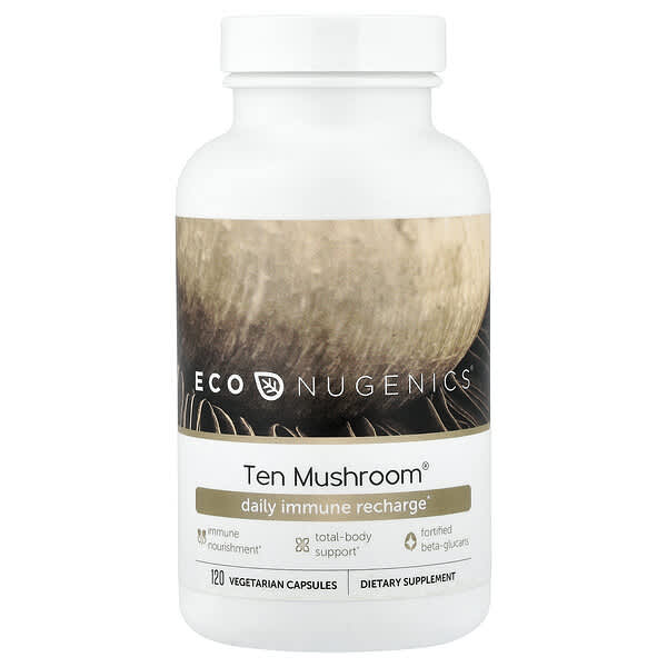 Econugenics, Ten Mushroom®, 120 Vegetarian Capsules — product photo 1