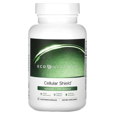 Econugenics, Cellular Shield, Radiation + EMF Defence, 60 Vegetarian Capsules