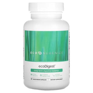 إيكونوجينيكس‏, ecoDigest ، التوازن الهضمي طويل الأمد ، 60 كبسولة نباتية