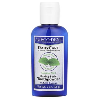 Eco-Dent, Daily Care™, Baking Soda Toothpowder, Original Mint, 2 oz (56 g)