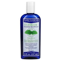 Eco-Dent, Máximo cuidado esencial de la boca, enjuague diario y limpiador de heridas orales, menta limpia y brillante, 8 fl oz (237 ml)