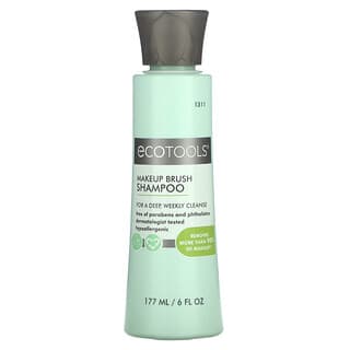 EcoTools, Shampoo de Pincel de Maquiagem com Esponja, 177 ml (6 fl oz)