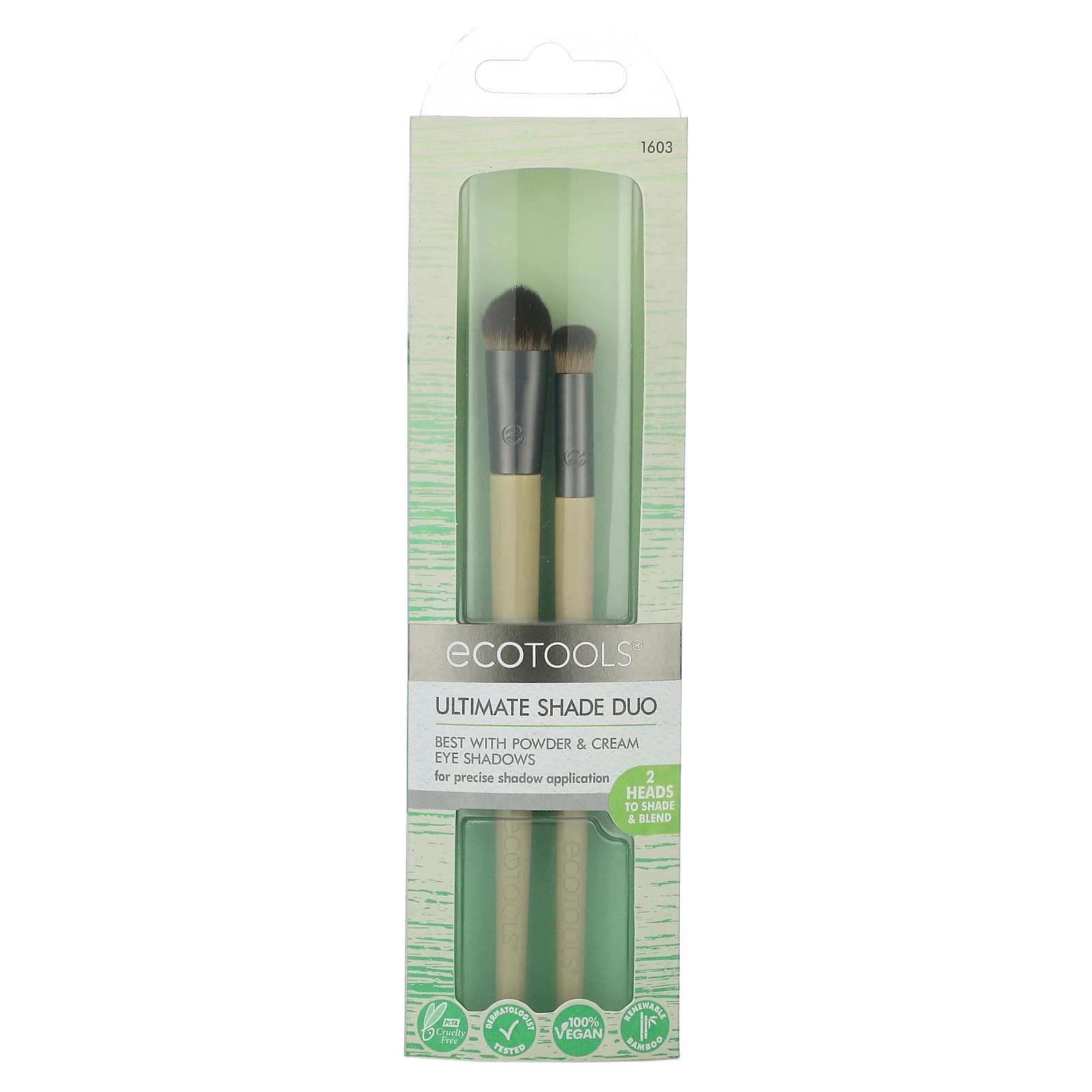 EcoTools, Ultimate Shade Duo, 2 Brushes