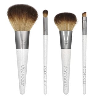 EcoTools, Conjunto de Escovas Estilo Qualquer Lugar, Kit com 4 Unidades