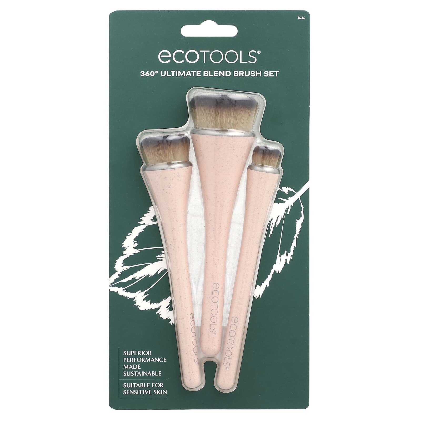 EcoTools, 360 Ultimate Blend Brush Kit, 3 Piece Kit