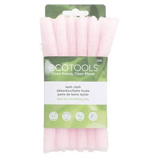 EcoTools, Ткань для ванны, розовая, 1 шт.
