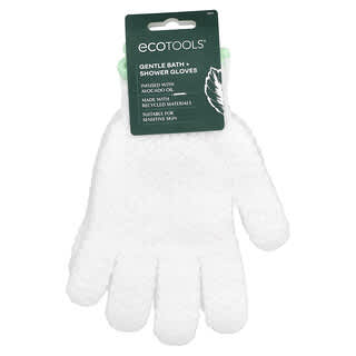 EcoTools, Gentle Bath + Shower Gloves, Infused with Avocado Oil , 1 Pair