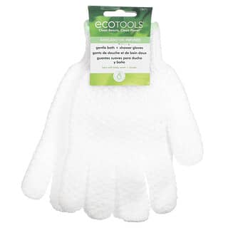 EcoTools, Gentle Bath + Shower Gloves, Avocado Oil Infused, 1 Pair