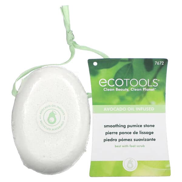 EcoTools, 肌をなめらかにする軽石、アボカドオイル配合、1個