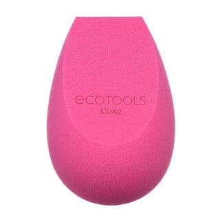 EcoTools, Bioblender, Éponge de maquillage compostable + Infusions naturelles, Rose, 1 éponge
