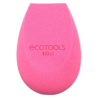 EcoTools, Bioblender, компостируемая губка для макияжа с натуральными настоями, розовый, 1 спонж