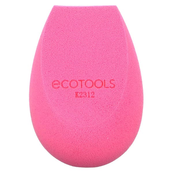EcoTools‏, Bioblender, ספוגית איפור מתכלה + חליטות טבעיות, ורודה, 1 ספוגית