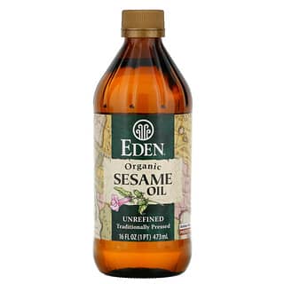 Eden Foods, Óleo de Gergelim Orgânico, Não Refinado, 16 onças fluidas (473 mL)