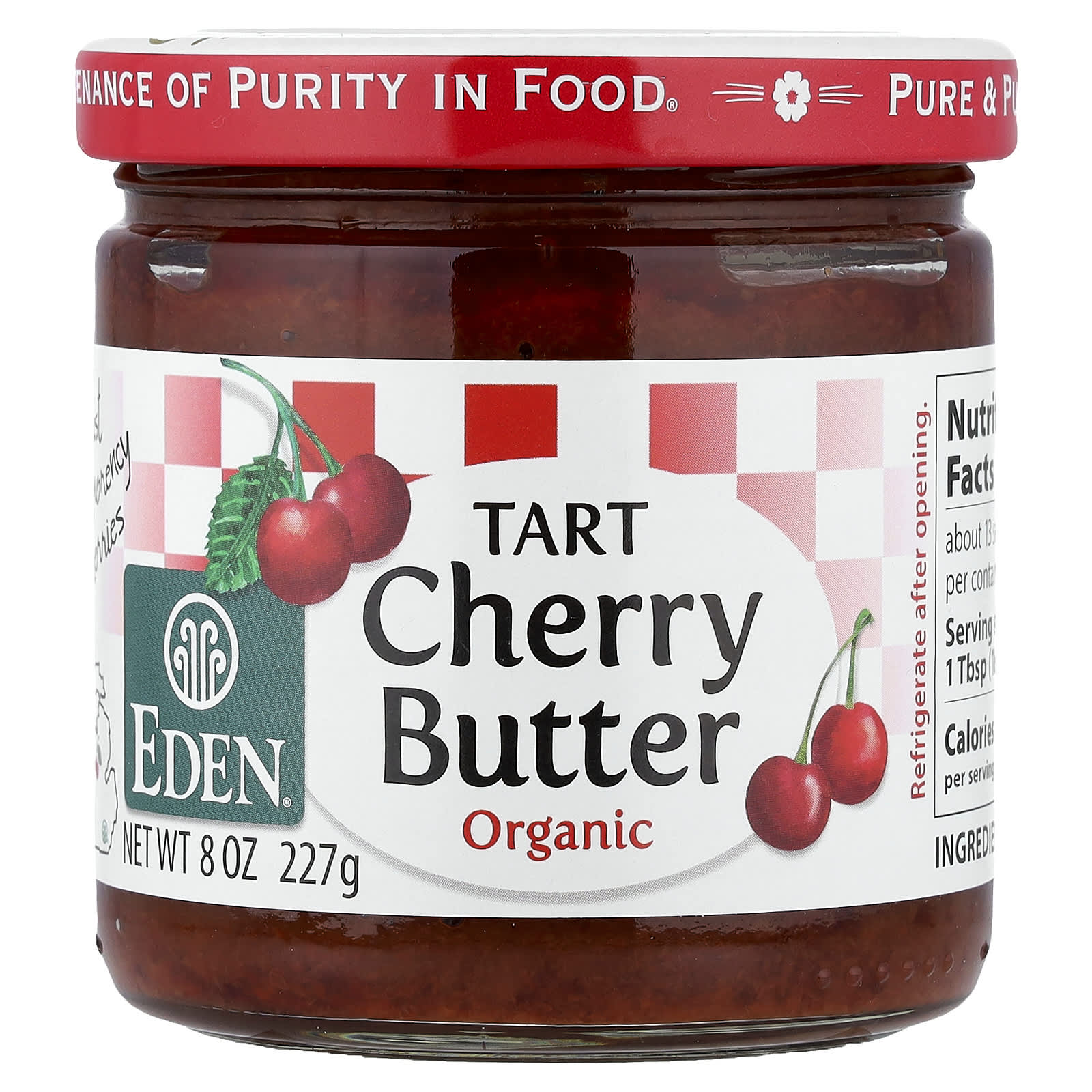 Eden Foods, органическая вишня, паста, 227 г (8 унций)