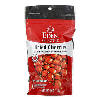 Eden Foods, Selected, cerises acide de Montmorency séchées, 113 g.
