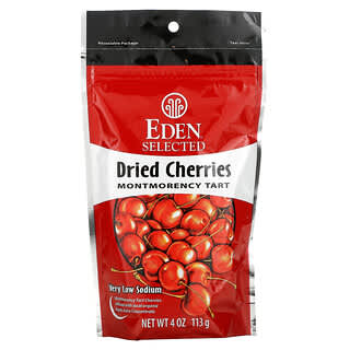 Eden Foods, Высушенная отборная кислая вишня сорта Монморанси, 4 унции (113 г)