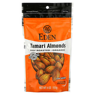 Eden Foods, オーガニックタマリアーモンド、 ドライロースト、 4 オンス (113 g)