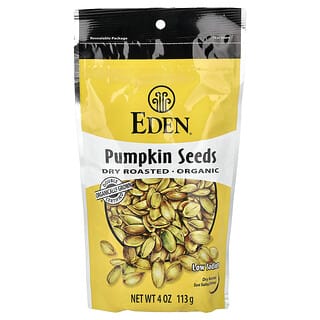 Eden Foods, Organic Pumpkin Seeds, Dry Roasted, 113 g (4 oz)