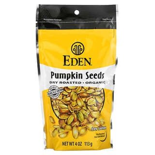 Eden Foods, เมล็ดฟักทองออร์แกนิกอบแห้ง ขนาด 4 ออนซ์ (113 ก.)