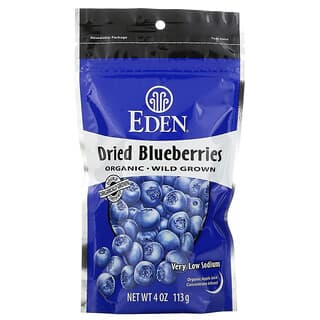 Eden Foods, オーガニック、ドライブルーベリー、4オンス(113 g)