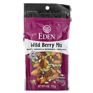 Eden Foods, 有機，野生漿果混合，堅果，種子和漿果，4盎司（113 克）