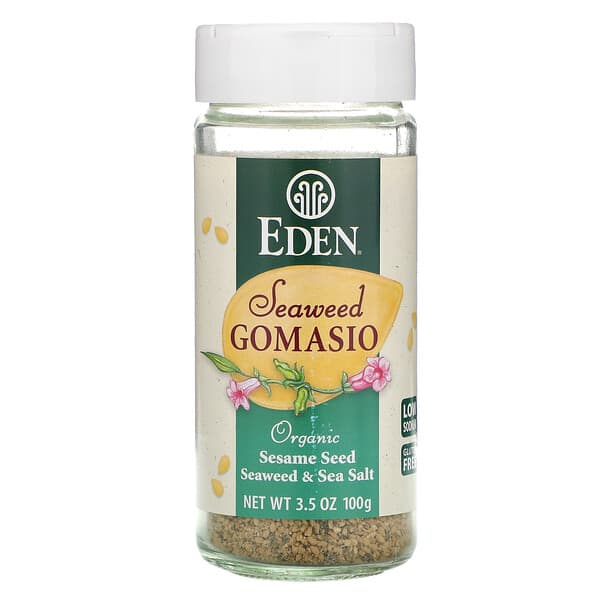 Eden Foods, 有機海藻ごま塩、3.5 oz (100 g)