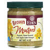 Organic Brown Mustard, 9 oz (255 g)