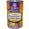 Organic Lundberg Brown Rice & Chick Peas, 15 oz (425 g)