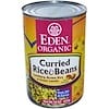 Organic, Curried Rice & Beans, Lundberg Brown Rice and Green Lentils, 15 oz (425 g)